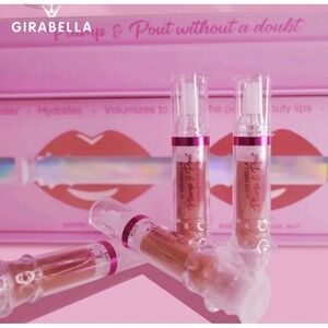 Girabella Volumen Two Plump &‎ Pout Lip Plumping Booster Pearl Nude NIB 5g